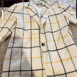 Evan Picone Plaid Women's Blazer size 4